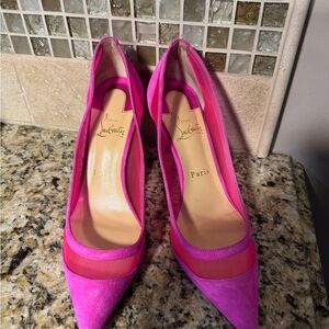 Christian Louboutin galativi pink 100